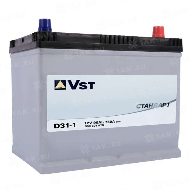 Аккумулятор VST (90 Ач, 12 V) Обратная, R+ D31 арт.590301075 D31-1 0