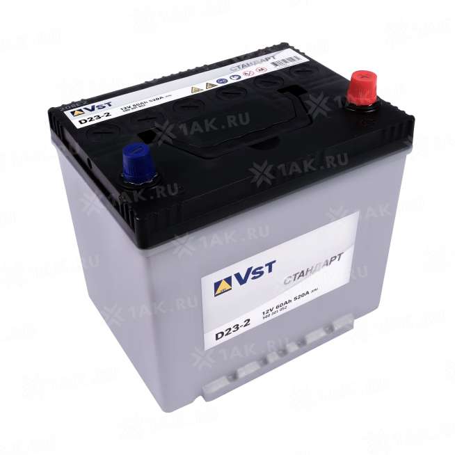Аккумулятор VST (60 Ач, 12 V) Обратная, R+ D23 арт.560301052 D23-2 2