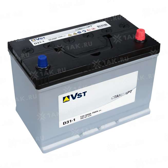 Аккумулятор VST (90 Ач, 12 V) Обратная, R+ D31 арт.590301075 D31-1 2