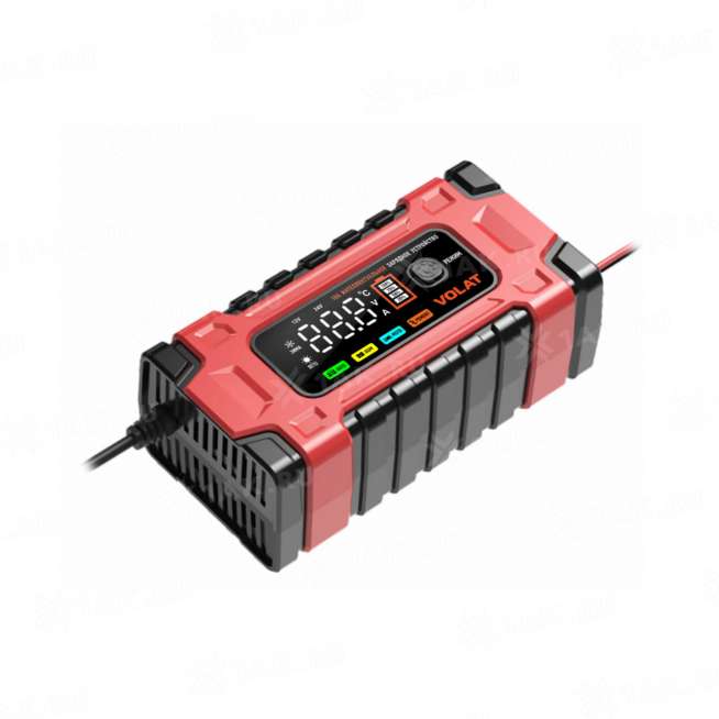 Зарядное устройство для аккумуляторных батарей VOLAT VT-BC122410E 12/24V 10A AGM GEL WET Интеллектуальное 0