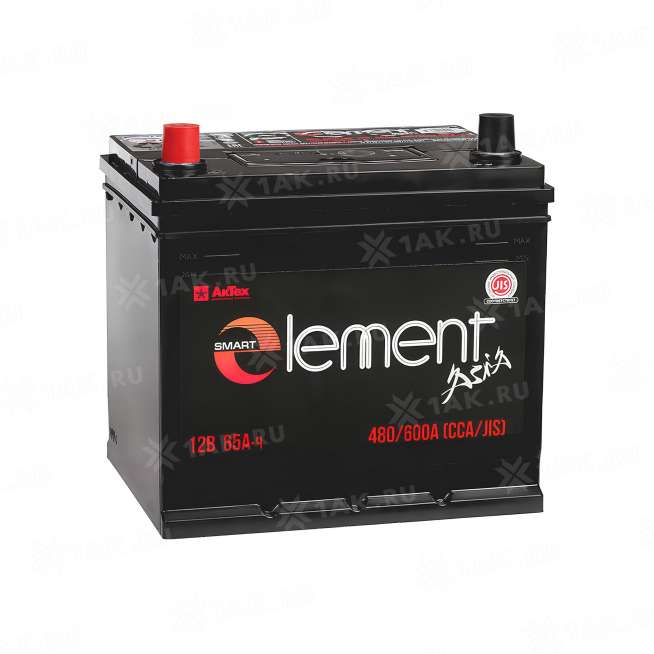 Аккумулятор SMART ELEMENT (65 Ач, 12 V) Прямая, L+ D23 арт.SE2239 0