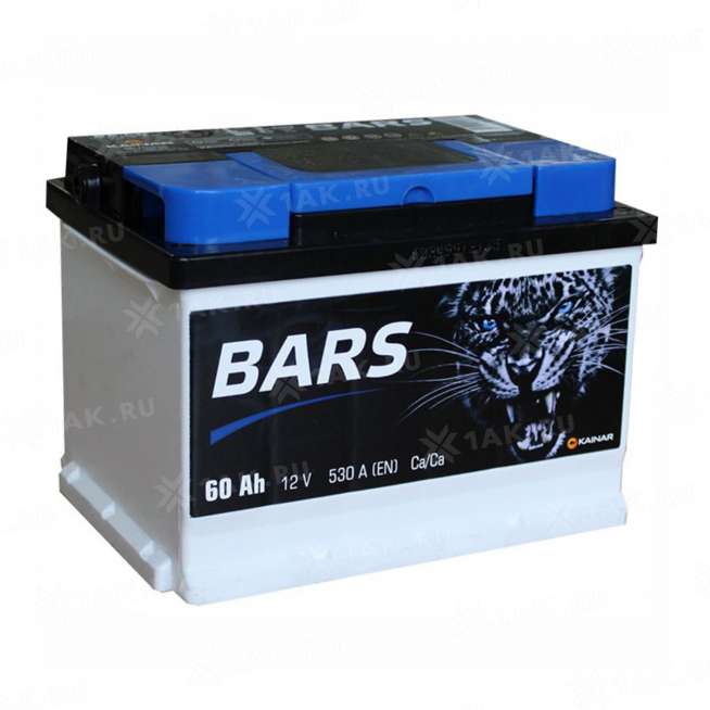 Аккумулятор BARS (60 Ач, 12 V) Обратная, R+ LB2 арт.BA2241 0