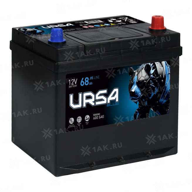 Аккумулятор URSA (68 Ач, 12 V) Обратная, R+ D26 арт.UU680JSU 0