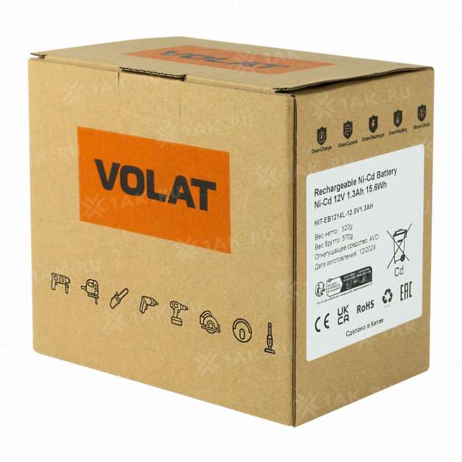 Аккумуляторы для электроинструмента HITACHI (1.5 Ач) 12 V Ni-Cd VT-EB1214L-1.3 3