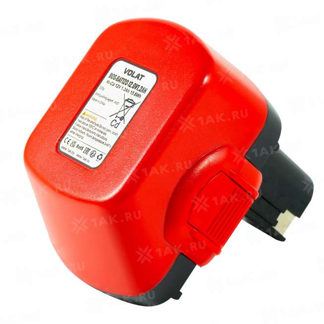 Аккумуляторы для электроинструмента BOSCH (1.3 Ач) 12 V Ni-Cd VT-BOS-BAT120-12.0V1.3AH 1