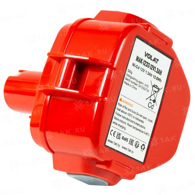 Аккумуляторы для электроинструмента MAKITA (1.3 Ач) 12 V Ni-Cd VT-MAK-1233-1.3 1