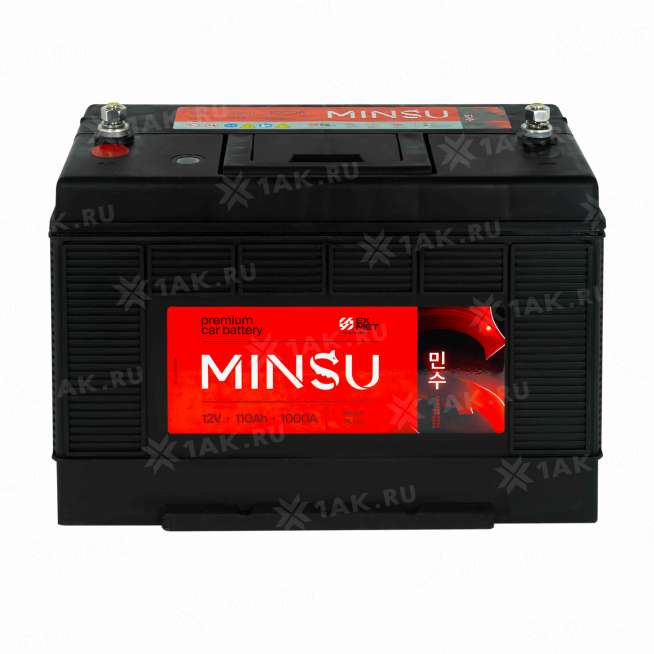 Аккумулятор MINSU (110 Ач, 12 V) Прямая, L+ L6 арт.31S-1000 0