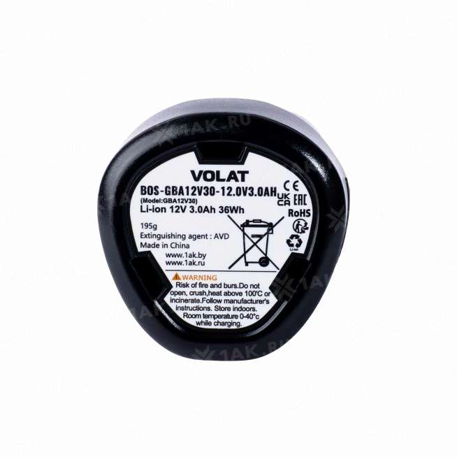 Аккумуляторы для электроинструмента BOSCH (3 Ач) 12 V Li-ion VT-BOS-GBA12V3-12.0V3.0AH 2