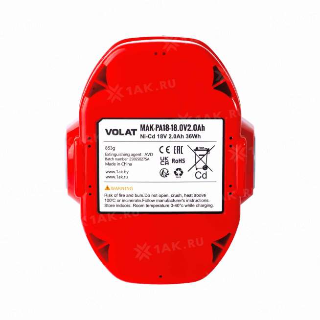 Аккумуляторы для электроинструмента MAKITA (2 Ач) 18 V Ni-Cd VT-MAK-PA18-18.0V-2 2