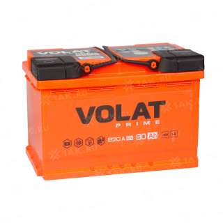 Аккумулятор VOLAT Prime (80 Ач, 12 V) Обратная, R+ L3 арт.VP800 Аккумулятор VOLAT Prime (80 Ач, 12 V) Обратная, R+ L3 арт.VP800