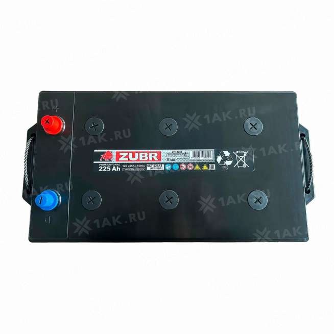 Аккумулятор ZUBR (225 Ач, 12 V) L+ Грузовая, Обратная D6 арт.ZPTC2253 0 Аккумулятор ZUBR (225 Ач, 12 V) L+ Грузовая, Обратная D6 арт.ZPTC2253 0