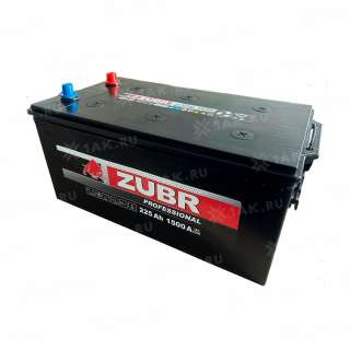 Аккумулятор ZUBR (225 Ач, 12 V) L+ Грузовая, Обратная D6 арт.ZPTC2253