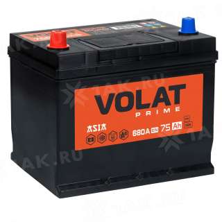 Аккумулятор VOLAT Prime Asia (75 Ач, 12 V) Прямая, L+ D26 арт.VPA751