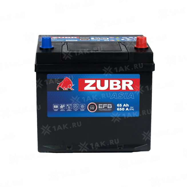 Аккумулятор ZUBR (65 Ач, 12 V) Обратная, R+ D23 арт.ZAE650 2