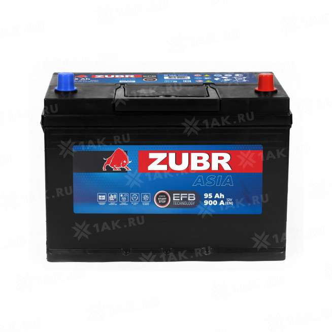 Аккумулятор ZUBR (95 Ач, 12 V) Обратная, R+ D31 арт.ZAE950 1