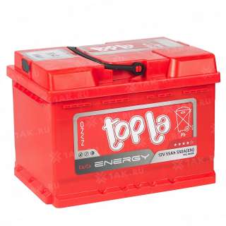 Аккумулятор TOPLA (55 Ач, 12 V) Прямая, L+ LB2 арт.108155
