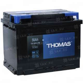 Аккумулятор THOMAS (56 Ач, 12 V) Обратная, R+ L0 арт.00032938 Аккумулятор THOMAS (56 Ач, 12 V) Обратная, R+ L0 арт.00032938