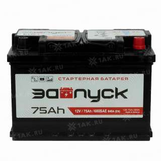 Аккумулятор ЗАПУСК (75 Ач, 12 V) Обратная, R+ L3 арт.ZA750
