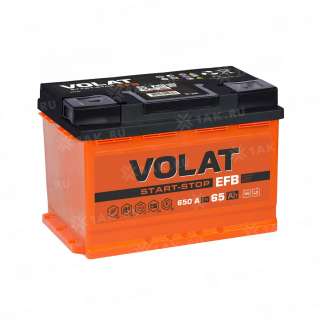 Аккумулятор VOLAT EFB (65 Ач, 12 V) Обратная, R+ L2 арт.VPE650F