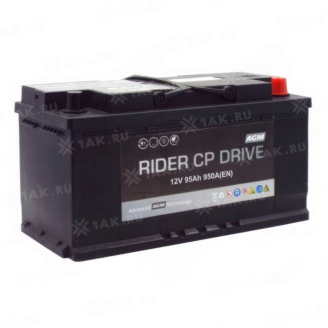 Аккумулятор RIDER (95 Ач, 12 V) Обратная, R+ L5 арт.569417 0
