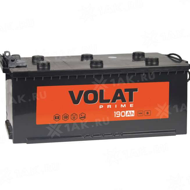 Аккумулятор VOLAT (190 Ач, 12 V) R+ Грузовая, Прямая D5 арт.VST1904RT 0
