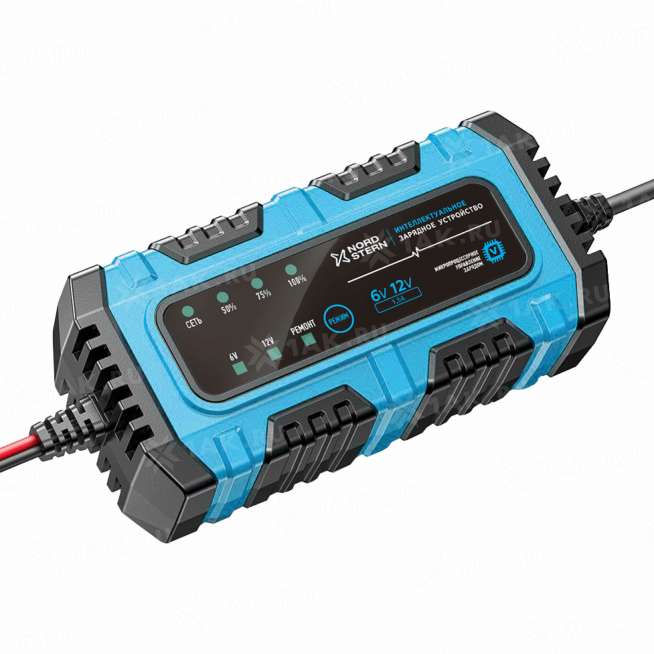 Зарядное устройство NORD STERN NS-BCT061215A 6/12V 1.5A  AGM GEL WET Интелектуальное 0