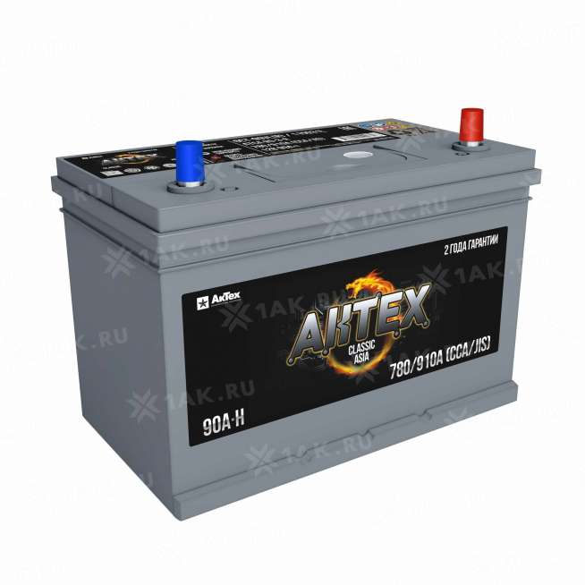 Аккумулятор AKTEX (90 Ач, 12 V) Обратная, R+ D31 арт.АТСА 90-З-R 1