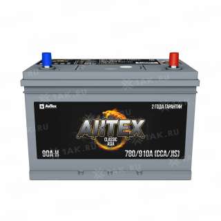 Аккумулятор AKTEX (90 Ач, 12 V) Обратная, R+ D31 арт.АТСА 90-З-R