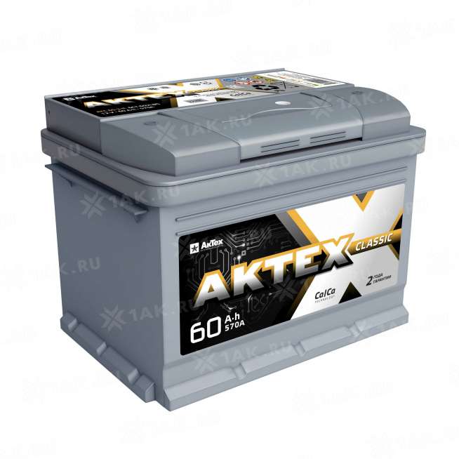Аккумулятор AKTEX (60 Ач, 12 V) Обратная, R+ L2 арт.ATC 60-3-R 1
