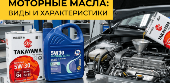 Моторные масла: виды и характеристики