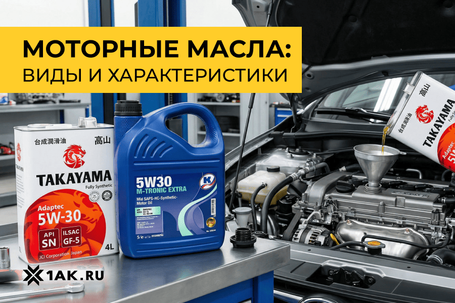 Моторные масла: виды и характеристики