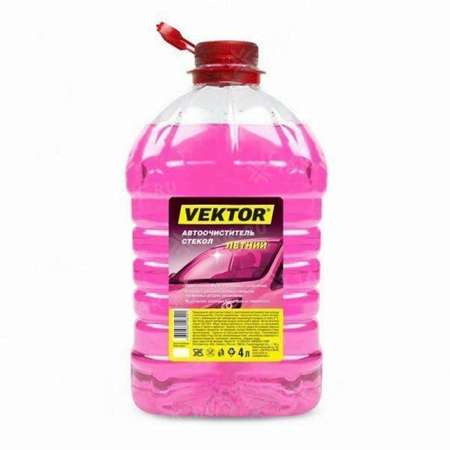 Стеклоомывающая жидкость VEKTOR, 4 л 0