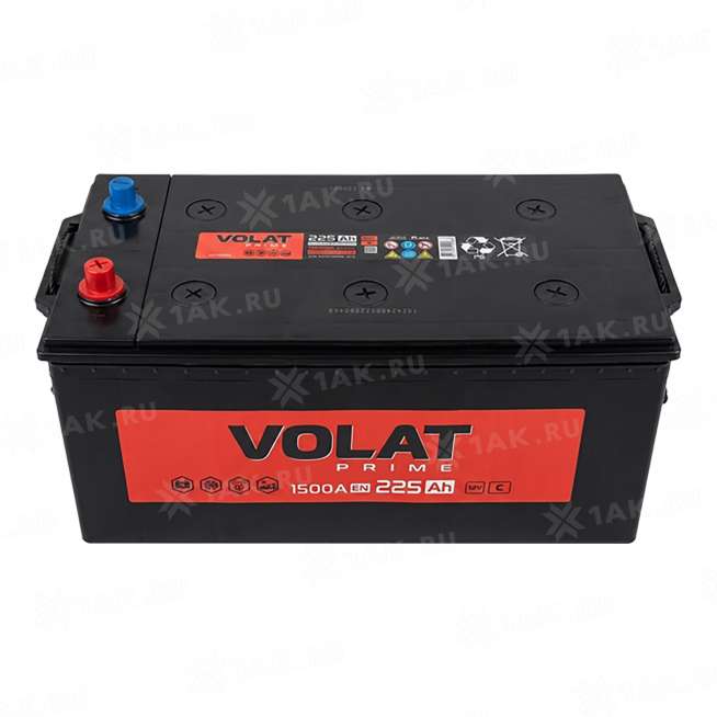 Аккумулятор VOLAT (225 Ач, 12 V) R+ Грузовая, Прямая D6 арт.VPC2254 0