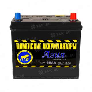 Аккумулятор ТЮМЕНЬ (65 Ач, 12 V) Обратная, R+ D23 арт.TNSa65.0