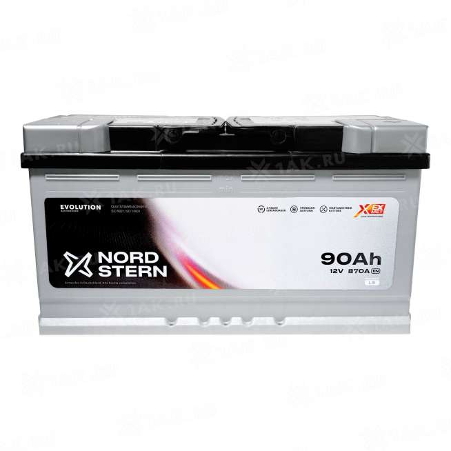 Аккумулятор NORDSTERN (90 Ач, 12 V) Обратная, R+ L5 арт.NS900S 0