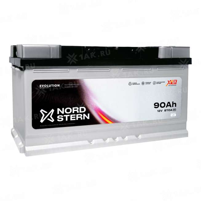 Аккумулятор NORDSTERN (90 Ач, 12 V) Обратная, R+ L5 арт.NS900S 1