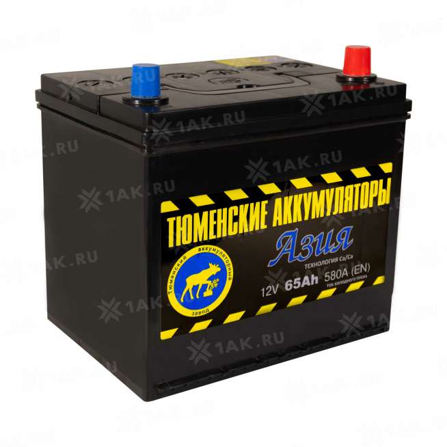 Аккумулятор ТЮМЕНЬ (65 Ач, 12 V) Обратная, R+ D23 арт.TNSa65.0 1