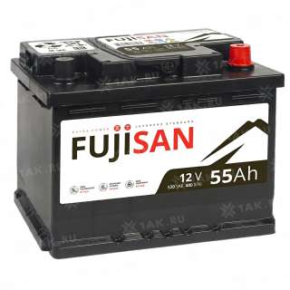 Аккумулятор FUJISAN (55 Ач, 12 V) Обратная, R+ L2 арт.FE550E