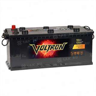 Аккумулятор VOLTRON (190 Ач, 12 V) L+ Грузовая, Обратная D5 арт.VR1903S