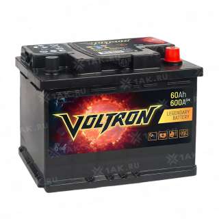 Аккумулятор VOLTRON (60 Ач, 12 V) Обратная, R+ L2 арт.VR600S