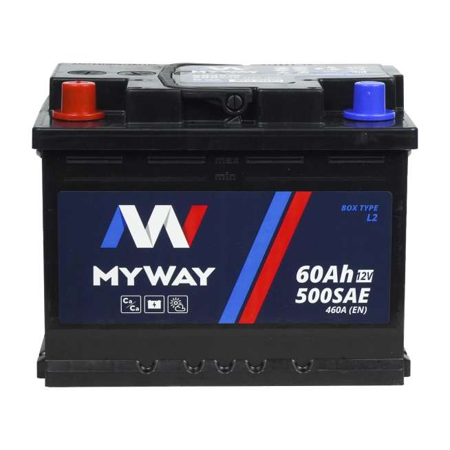 Аккумулятор MYWAY (60 Ач, 12 V) Прямая, L+ D23 арт.MW601JSU 0