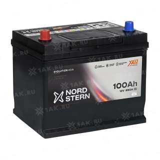 Аккумулятор NORDSTERN (100 Ач, 12 V) Прямая, L+ D31 арт.NS1001JS