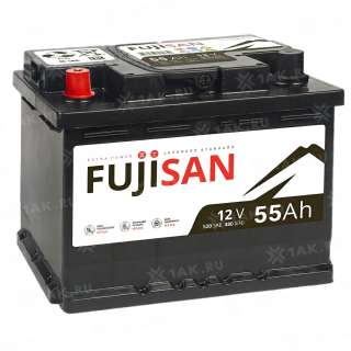 Аккумулятор FUJISAN (55 Ач, 12 V) Прямая, L+ L2 арт.FE551E