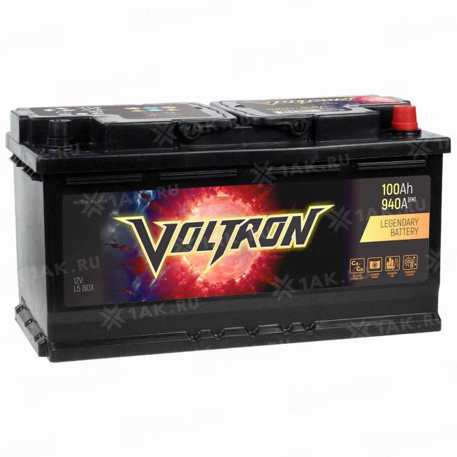 Аккумулятор VOLTRON (100 Ач, 12 V) Обратная, R+ L5 арт.VR1000S 0