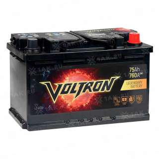 Аккумулятор VOLTRON (75 Ач, 12 V) Обратная, R+ L3 арт.VR750S