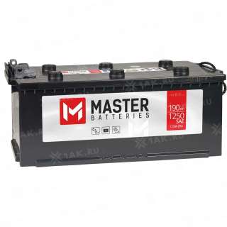 Аккумулятор MASTER BATTERIES (190 Ач, 12 V) Обратная, R+ D5 арт.MBT1904RT