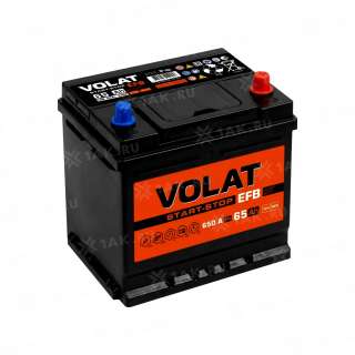 Аккумулятор VOLAT (65 Ач, 12 V) Обратная, R+ D23 арт.VO650JF