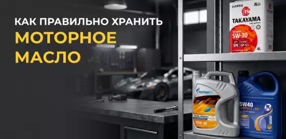 Как правильно хранить моторное масло