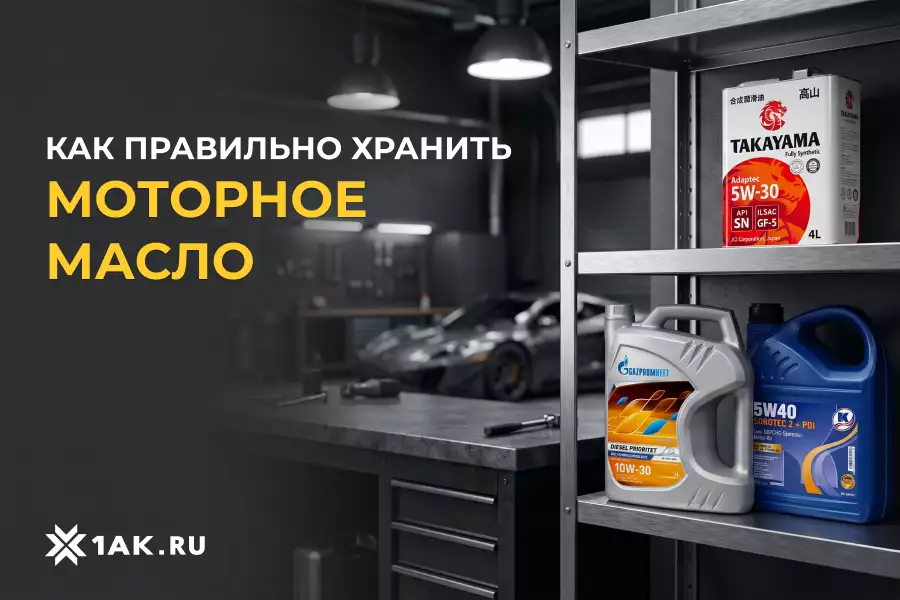 Как правильно хранить моторное масло