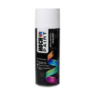 Эмаль-аэрозоль Hoch Paint акриловая универсальная RAL 9003 (сигнальный белый) матовая 520 мл